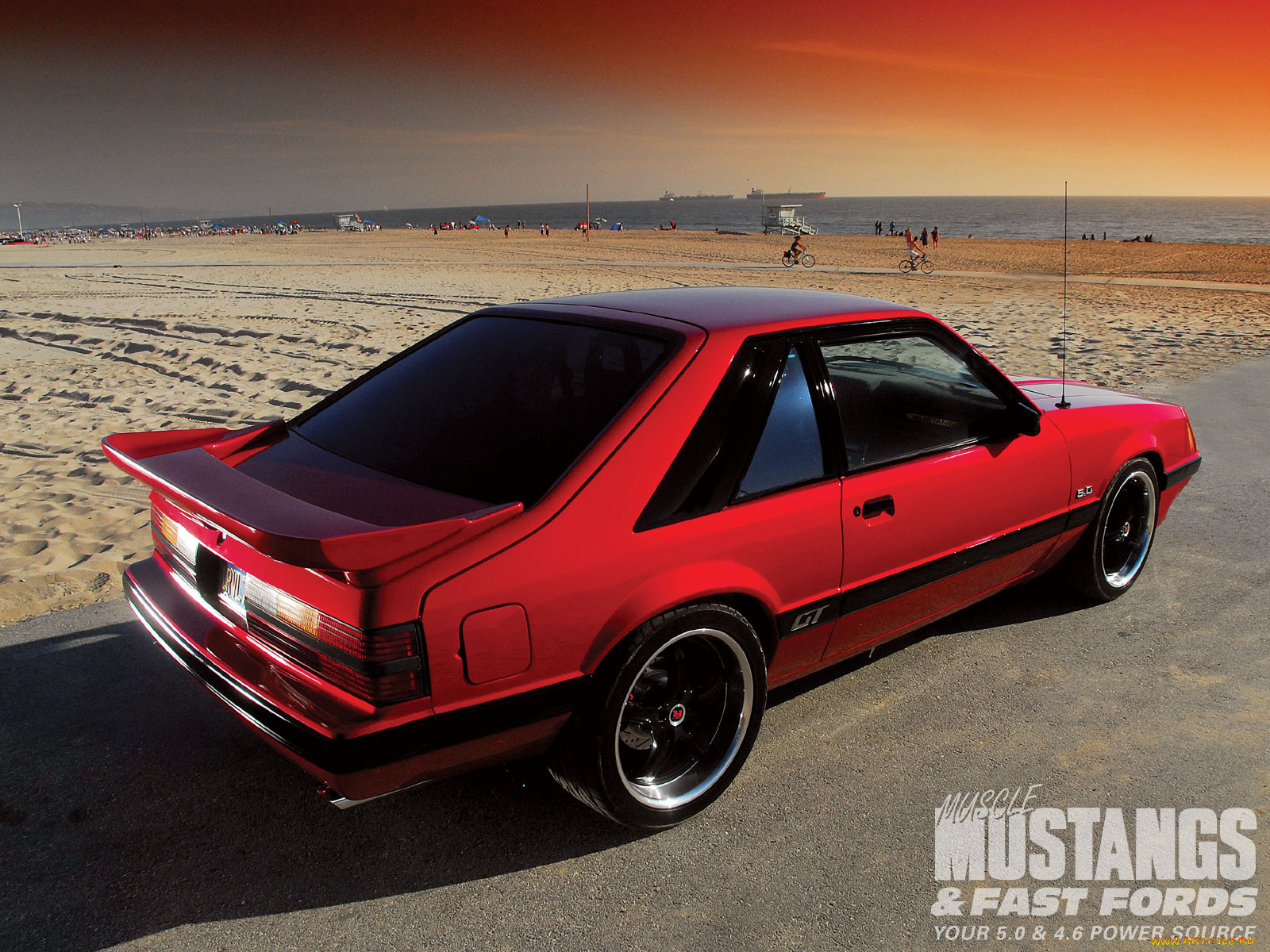 1986, ford, mustang, gt, 